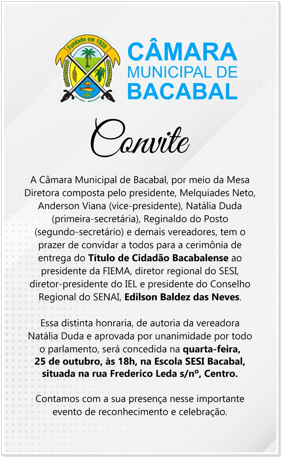 Prefeitura Municipal de Bacabal